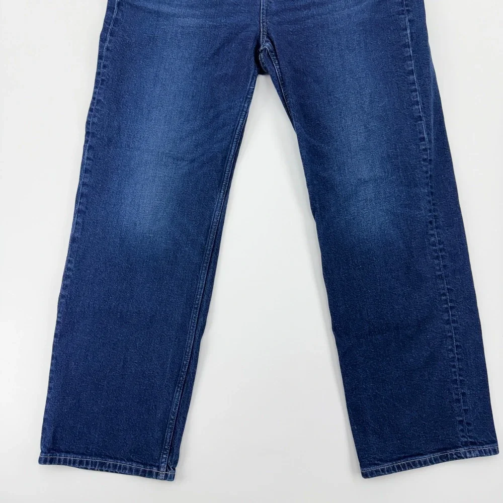 Banana Republic 90s Straight Dark Wash Jeans Mens 33 High Rise S/825196-01